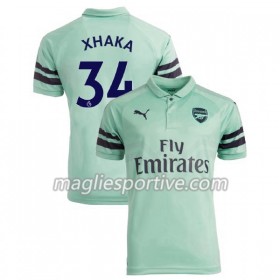 Completo Calcio Arsenal Granit Xhaka 34 Divisa Terza 2018/2019